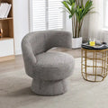 360-Degree Swivel Cuddle Barrel Accent Chairs with Plush Upholstery