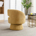 360-Degree Swivel Cuddle Barrel Accent Chairs with Plush Upholstery