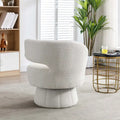 360-Degree Swivel Cuddle Barrel Accent Chairs with Plush Upholstery