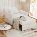 AECOJOY 3-in-1 Convertible Sleeper Sofa Chair with Pillow and Adjustable Backrest