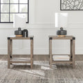 Set of 2 Middlebrook Kujawa 18-Inch X-Side Accent Tables