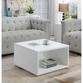 Northfield Admiral Square Coffee Table with Shelf by Convenience Concepts