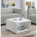 Northfield Admiral Square Coffee Table with Shelf by Convenience Concepts