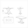 Contemporary Wooden Dining Set with Table, Nook, and Bench