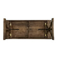9' x 40" Rustic Solid Pine Folding Dining Table - Antique Style