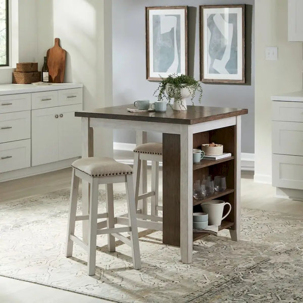 Brook Creek 3-Piece Counter Height Dining Set