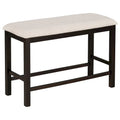 Nestfair 6-Piece Counter Height Dining Set with Chairs and Bench
