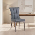 Set of 2 Contemporary Tufted Side Chairs with Sturdy Solid Wood Frame
