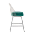 iNSPIRE Q Bold Lennox Velvet Counter Height Stools - Set of 2
