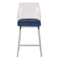 iNSPIRE Q Bold Lennox Velvet Counter Height Stools - Set of 2