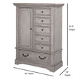 Lakewood Vintage-Inspired Gentleman's Chest of Drawers