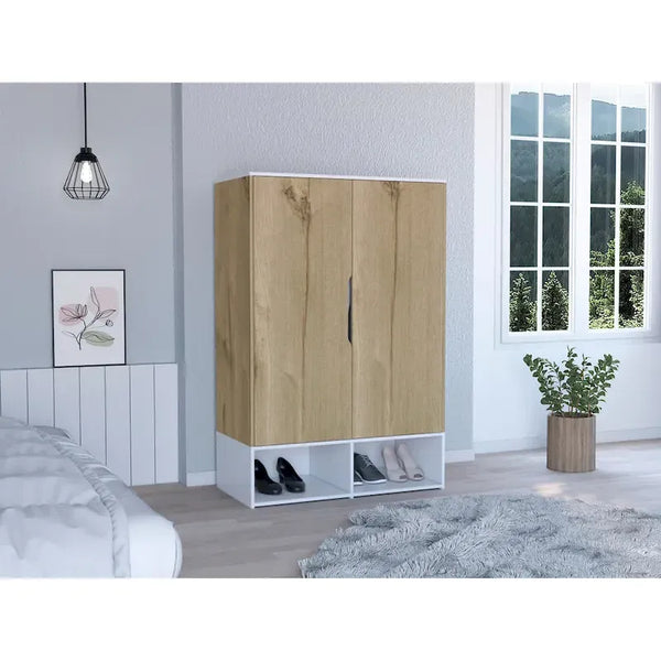 FM Furniture Rose Double Wardrobe with Hanging Rod