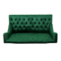 Christopher Knight Home Leora Contemporary Glam Tufted Velvet Wingback Loveseat