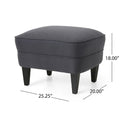 Christopher Knight Home Correia Club Chair and Ottoman Duo
