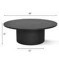 40-Inch Pedestal Coffee Table