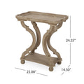 Christopher Knight Home Ouray Rectangular Top French Country Accent Table