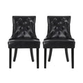 Set of 2 Cheney Tufted Dining Chairs by Christopher Knight Home