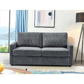Manchester 70-Inch Square Arm Sofa Bed in Polyester Corduroy