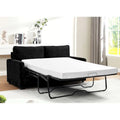Manchester 70-Inch Square Arm Sofa Bed in Polyester Corduroy