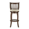 iNSPIRE Q Classic Ali 29-Inch High Back Swivel Bar Stool in Modern Linen