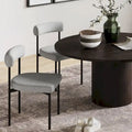 Nathan James Dahlia Upholstered Counter Height Barstool and Dining Chair with Backrest