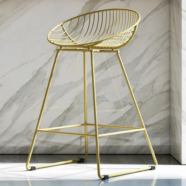 CosmoLiving by Cosmopolitan Ellis 24-Inch Metal Counter Height Bar Stool