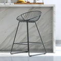 CosmoLiving by Cosmopolitan Ellis 24-Inch Metal Counter Height Bar Stool