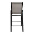 Set of 4 Outdoor Barstools with Flexible Comfort Material - Patio Seating