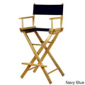 30-Inch Director's Chair with Natural Frame
