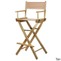 30-Inch Director's Chair with Natural Frame