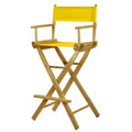 30-Inch Director's Chair with Natural Frame