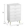 FUFU&GAGA 5-Drawer Chest of Drawers