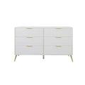 CraftPorch Modern 6-Drawer Wooden Dresser