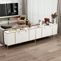 Pop-Up Door Sideboard Dresser Cabinet - Storage Console for TV