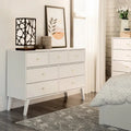 Prepac Milo 7-Drawer Dresser in Mid-Century Modern Style