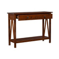 Newborough Antique Tobacco Console Table by Copper Grove