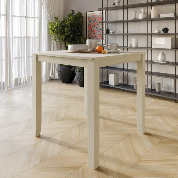 CraftPorch Modern Grey Counter Height Dining Table with Clean Lines