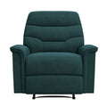 ProLounger Beck Space-Saving Medium Blue Microfiber Recliner