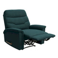ProLounger Beck Space-Saving Medium Blue Microfiber Recliner