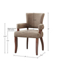 Dawson Arm Dining Chair by Madison Park
