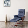 Artiva USA Milano Recliner Chair and Ottoman Set