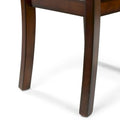 Set of 2 Paur Farmhouse Brown Wooden Dining Chairs by Furniture of America