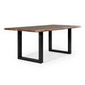 Modrest Taylor Contemporary Live Edge Wooden Dining Table