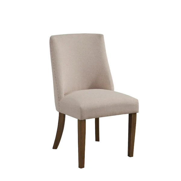 Alpine Furniture Kensington Pair of Upholstered Parson Chairs