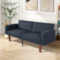 Convertible Memory Foam Futon Sofa Bed - Foldable Daybed Loveseat Sleeper