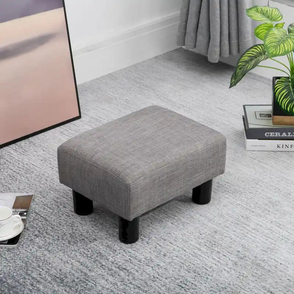 Copper Grove Chaparro Contemporary Linen Footrest Ottoman
