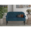 Margherita Upholstered Rolled Arm Loveseat