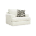 Signature Design by Ashley Karinne Oversized Linen Chair - Dimensions: 51" W x 41" D x 39" H