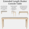 Fairview 72-Inch Shaker Console Table by Porch & Den