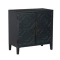 Chanters Solid Wood 2-Door Decorative Cabinet